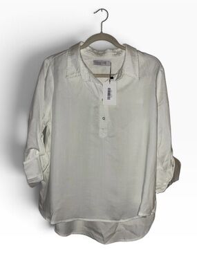 NWT Billy T Effortless Popover 100 % Lyocell Shirt Sz L petite.